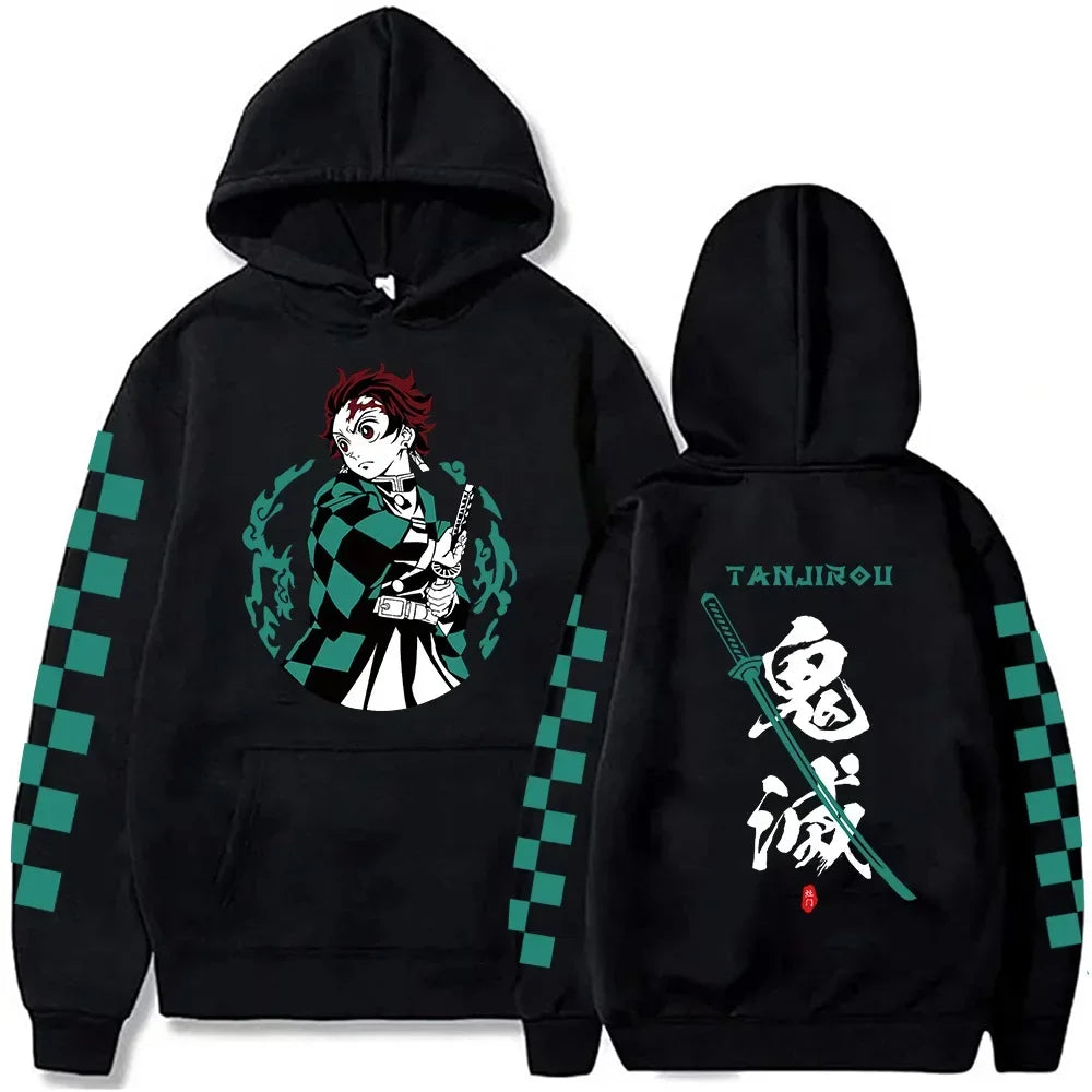 New Demon Slayer Graphic Printed Hoodie Sweatshirt