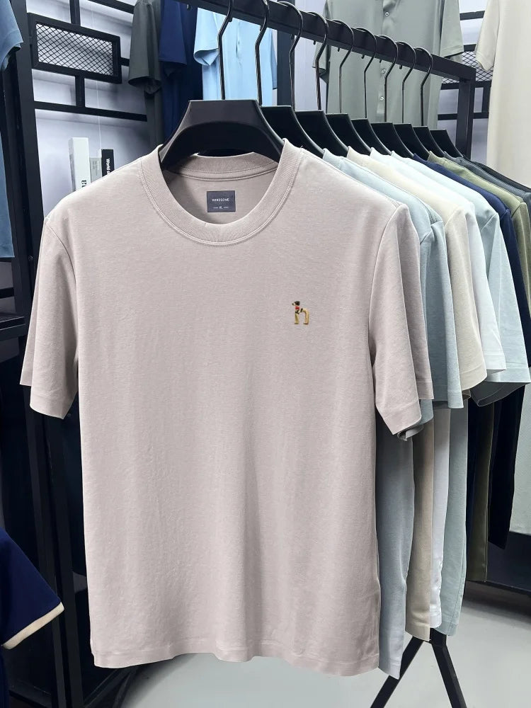 Luxury men's short sleeve T-shirt