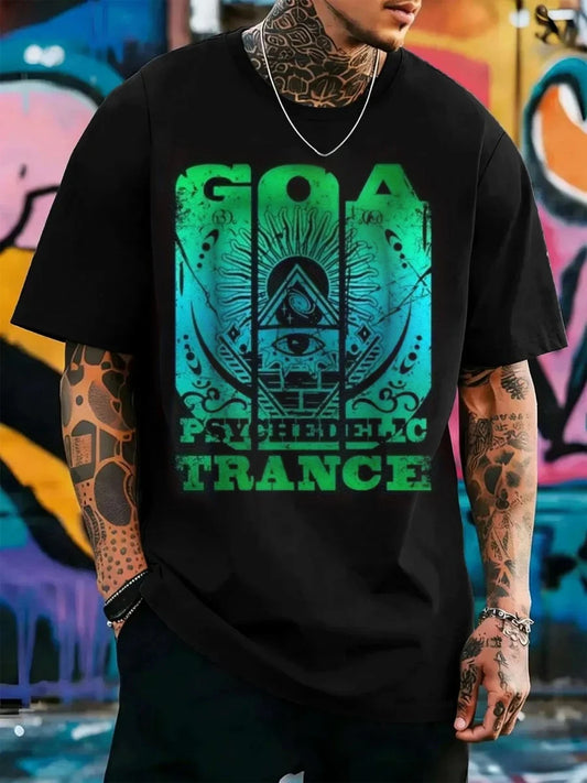Streetwear Goa Trance Psytrance Raver Men's T Shirt