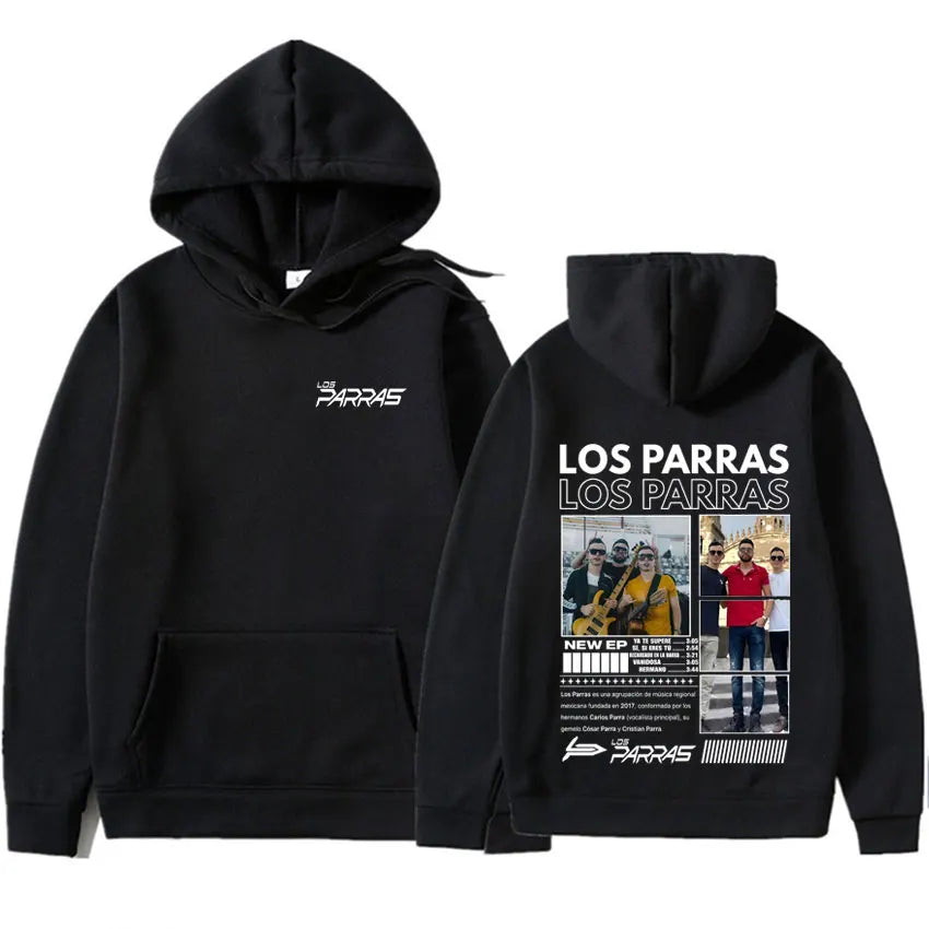 Rap Artist Los Parras Tour Harajuku High-quality Graphic Hoodies
