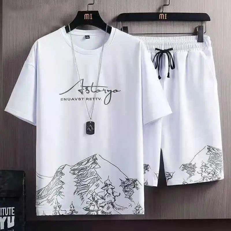 Men's Casual Sport Ice Silk Outfit