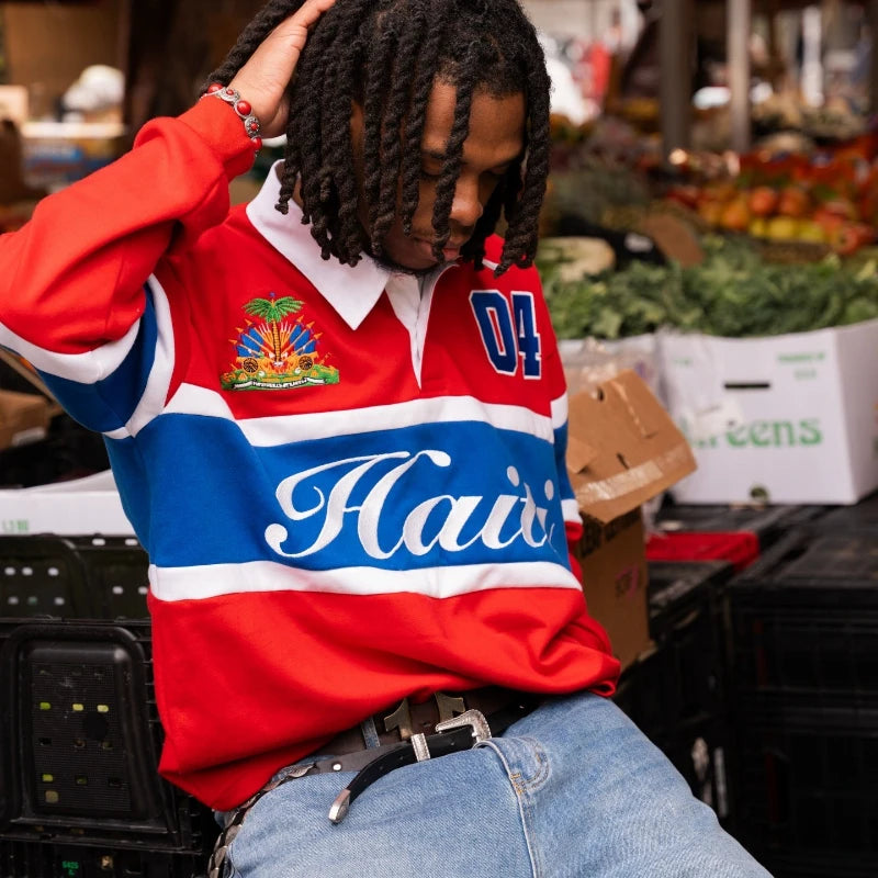 Mens Polo Shirt Harajuku Y2K Streetwear