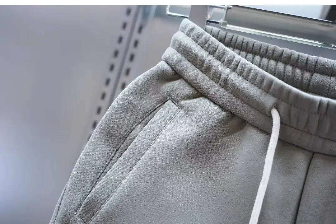 Men's Pants - Solid Color Casual Pants, Sweatpants.