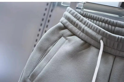 Men's Pants - Solid Color Casual Pants, Sweatpants.