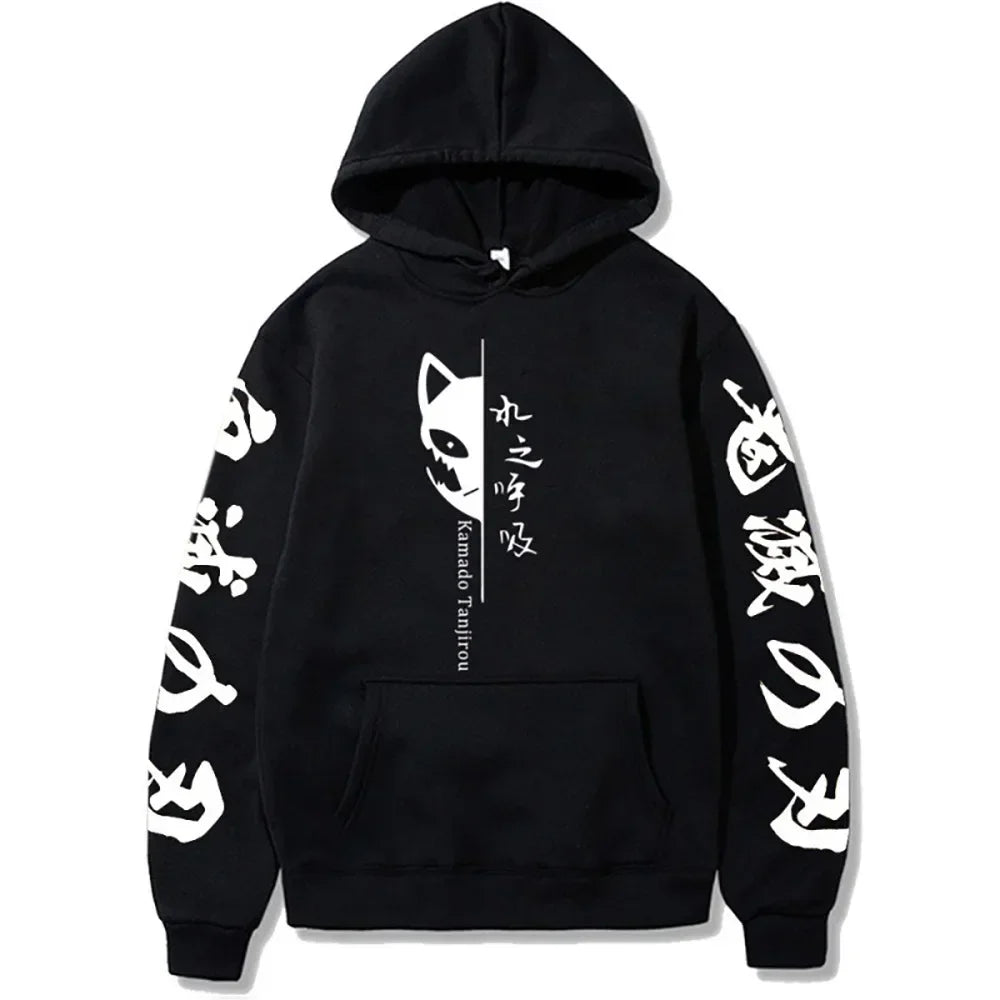 New Demon Slayer Graphic Printed Hoodie Sweatshirt