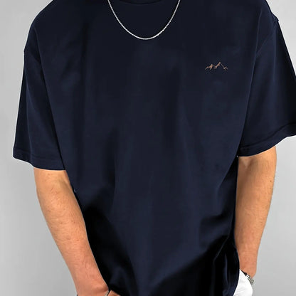 Men's Summer T-Shirts Mountain Graphic Printed
