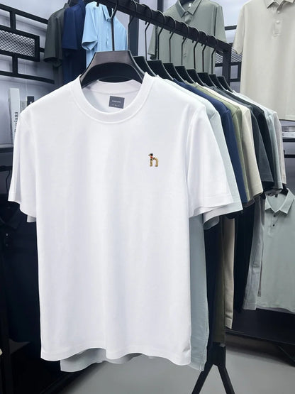 Luxury men's short sleeve T-shirt