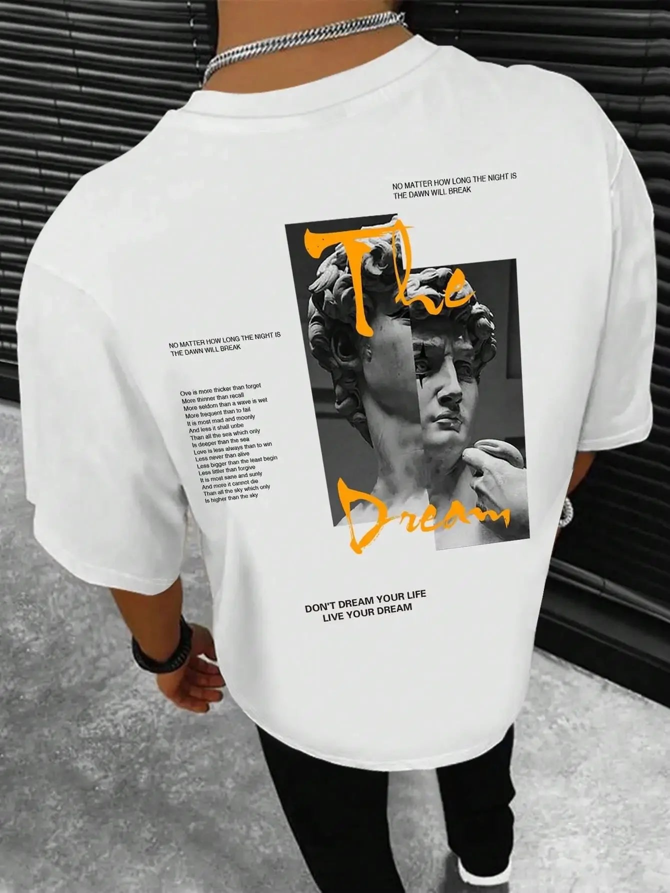 Streetwear Don'T Dream Your Life Live Your Dream T-Shirt