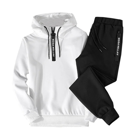 Men's Sweatshirt Set Hoodies+Sweatpants Tracksuit