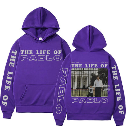 The Life of Pablo Inspired Album Cover Graphic Hoodies